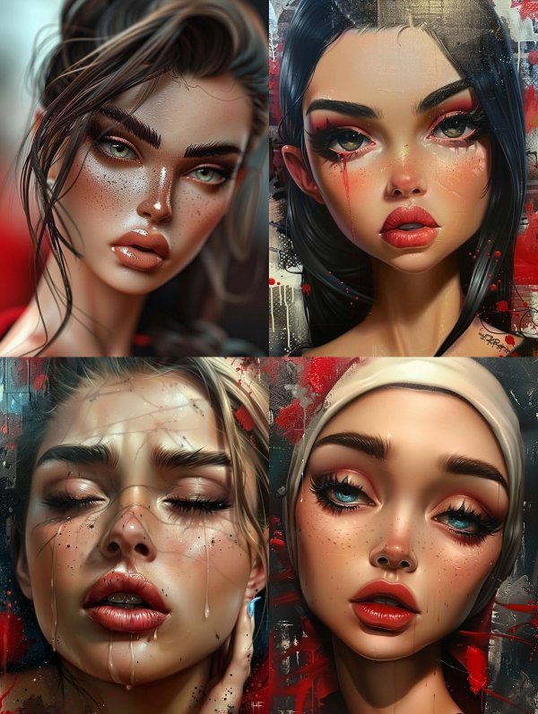 Hyper-Realistic Ethereal Beauty Portrait
