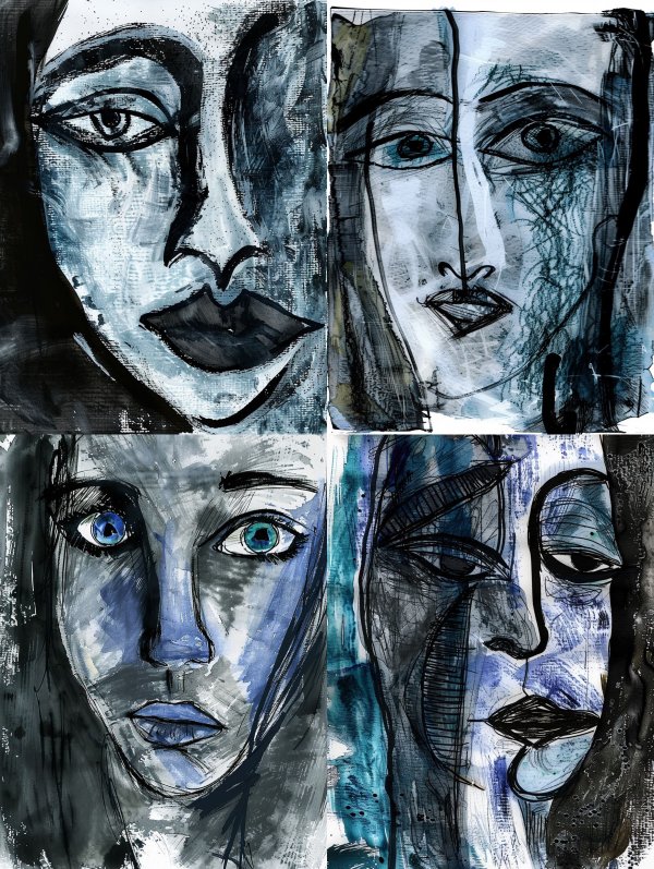 Monochrome Echoes of a Soul