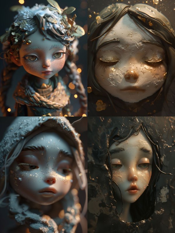 Ethereal Forest Spirit Portrait