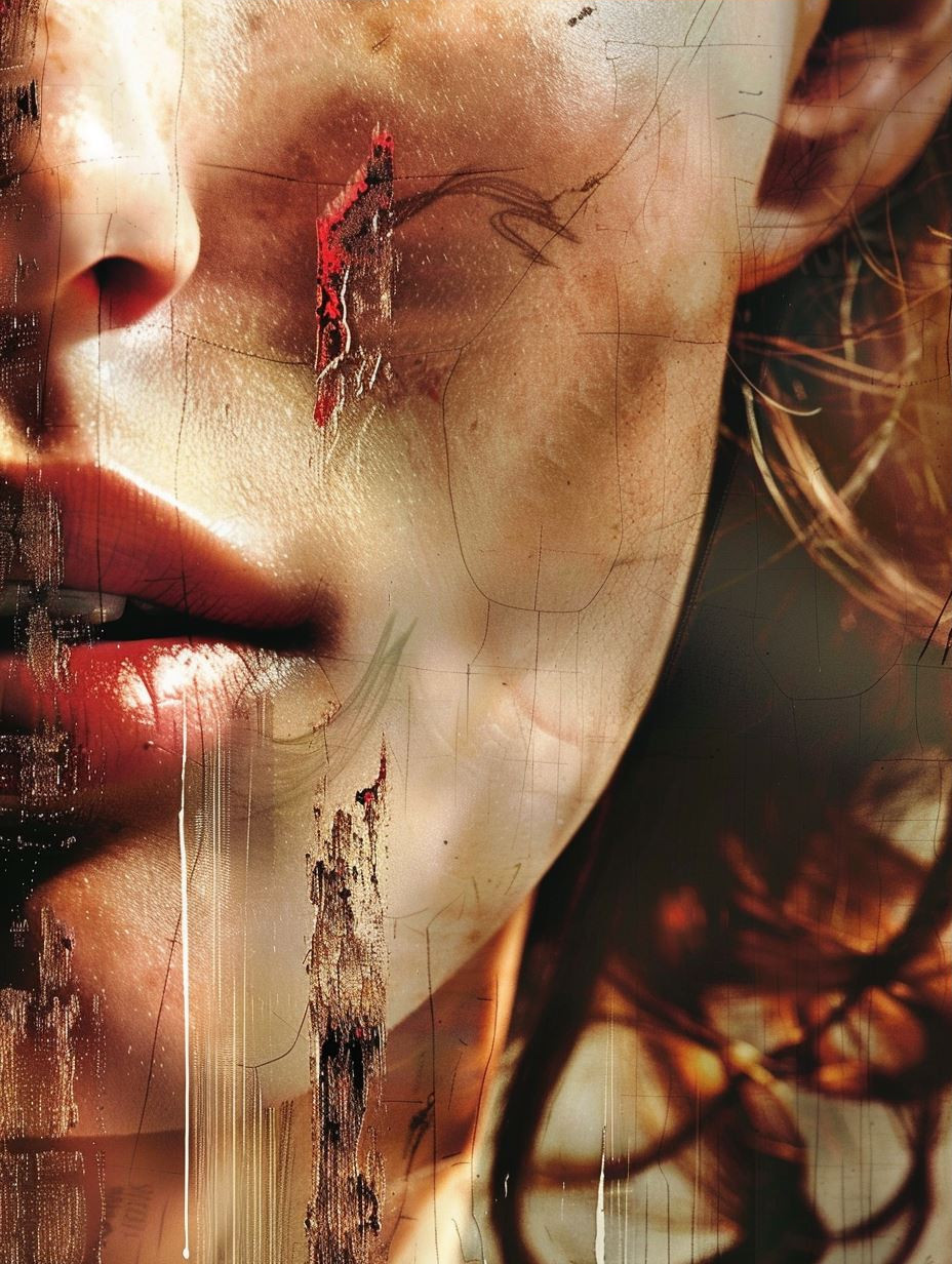 Fragmented Gaze of Golden Light
