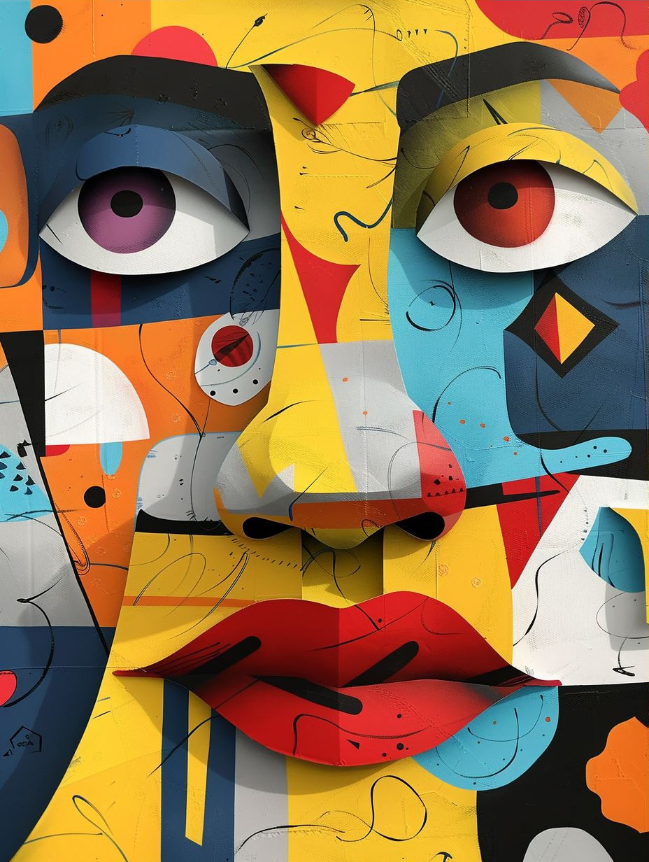 Abstract Prism Portrait