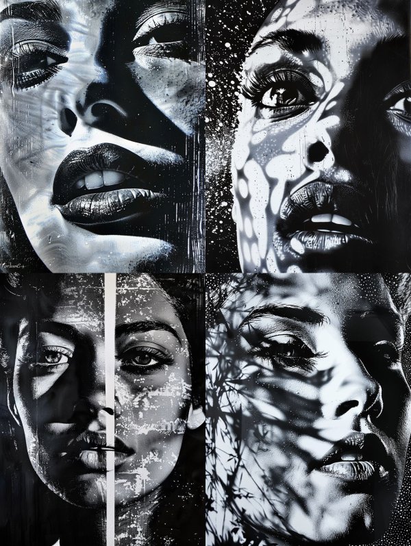 Noir Velvet Shadows