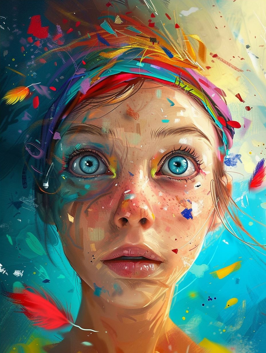 Prismatic Soul Portrait