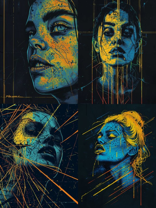Electric Neon Soul Fragments