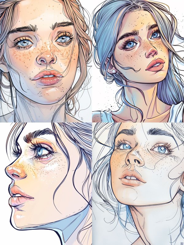 Ethereal Freckled Muse