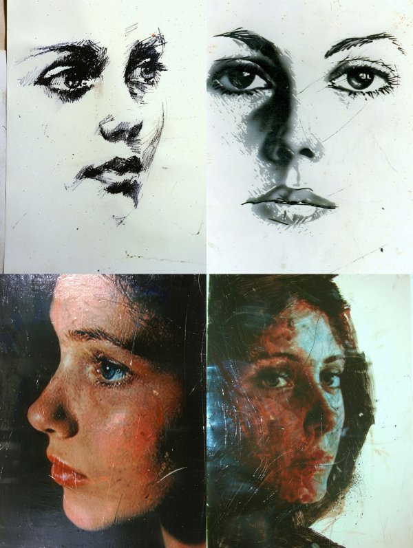 Ethereal Charcoal Portrait Studies