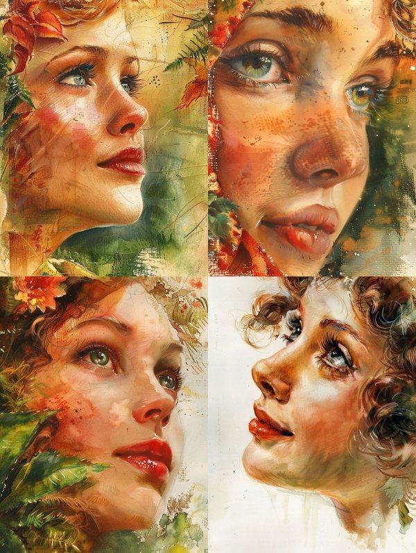 Autumnal Dream Ethereal Portrait