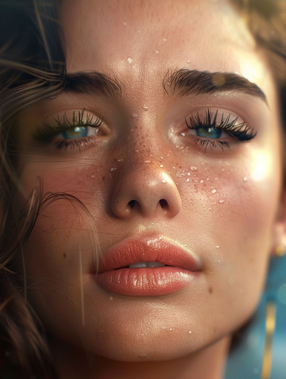 Ethereal Dewy Skin Portrait