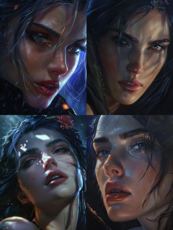 Celestial Neon Gaze