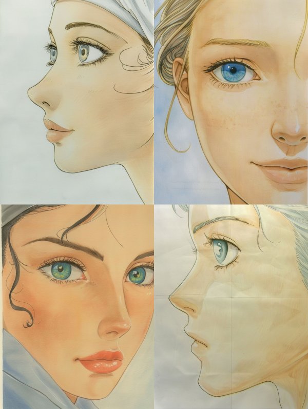 Ethereal Pastel Portrait