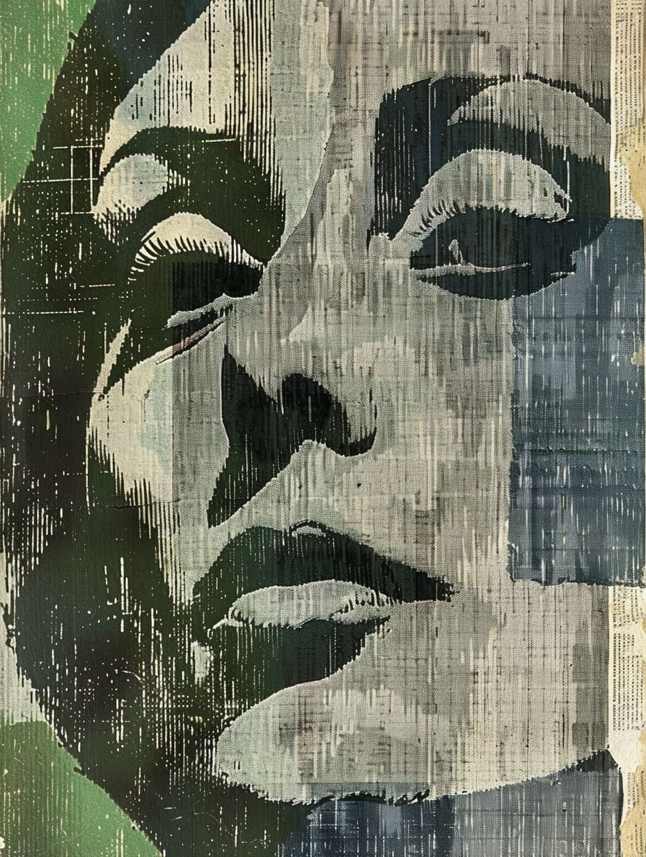 Fragmented Modernist Portrait Study