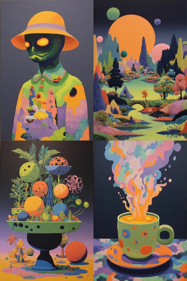 Psychedelic Topographic Dream
