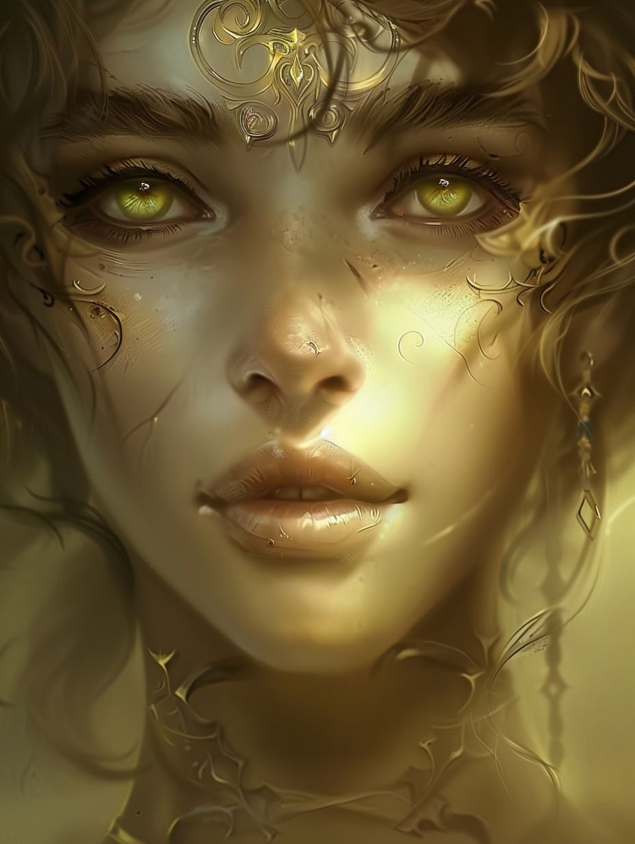 Golden Gaze Etherealism