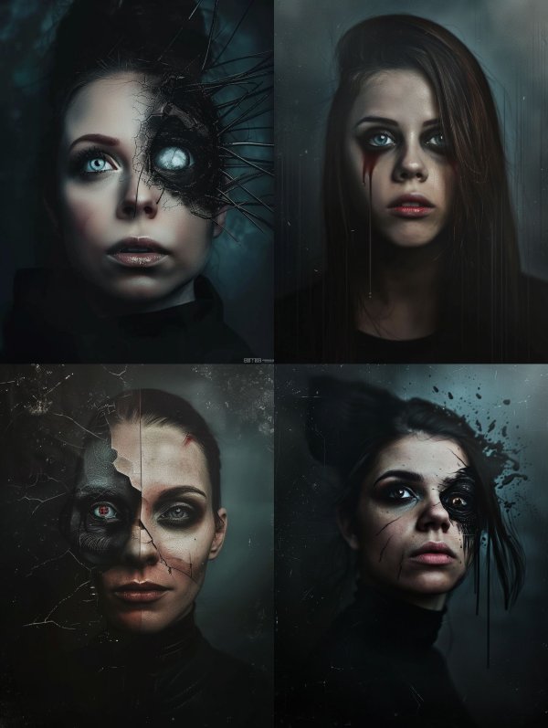 Fractured Soul Portrait