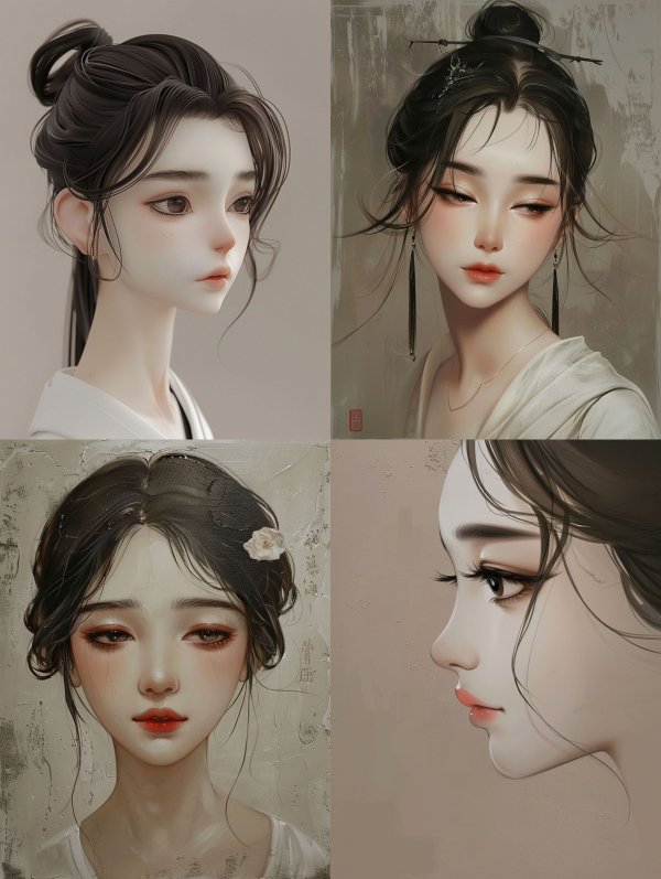 Ethereal Porcelain Grace