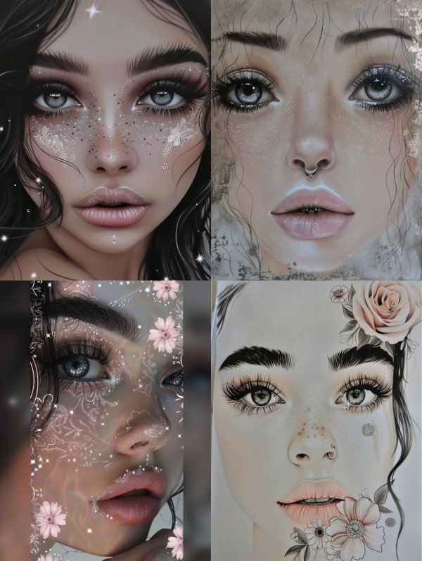 Celestial Stardust Ethereal Portrait