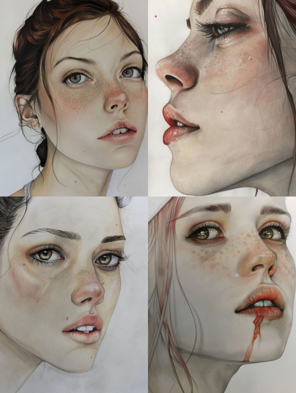 Ethereal Hyper-Realistic Portrait Study