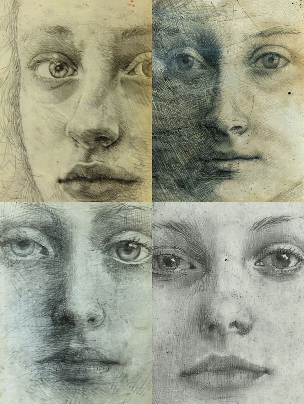 Ethereal Graphite Portrait Studies