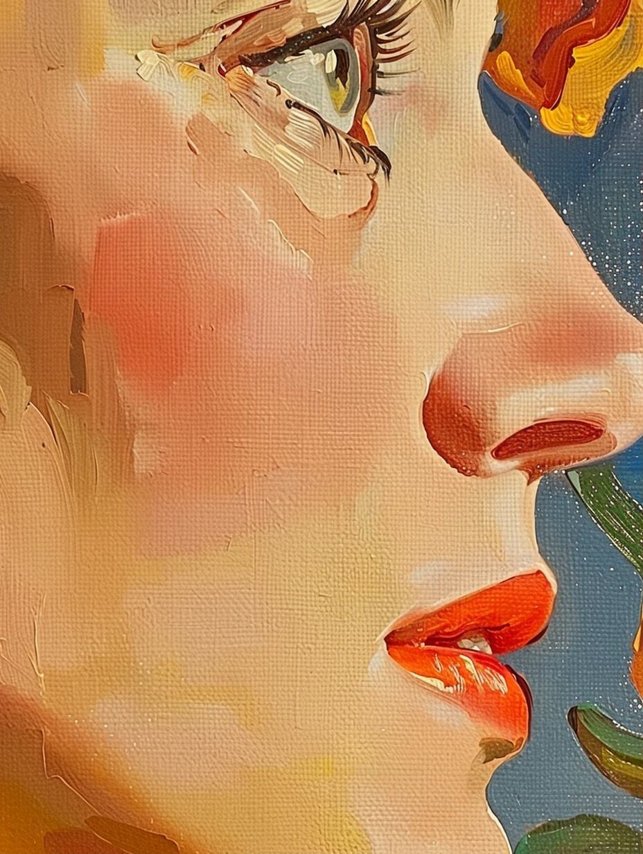 Sunlit Canvas Gaze