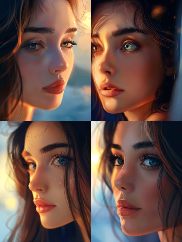 Golden Hour Ethereal Portrait
