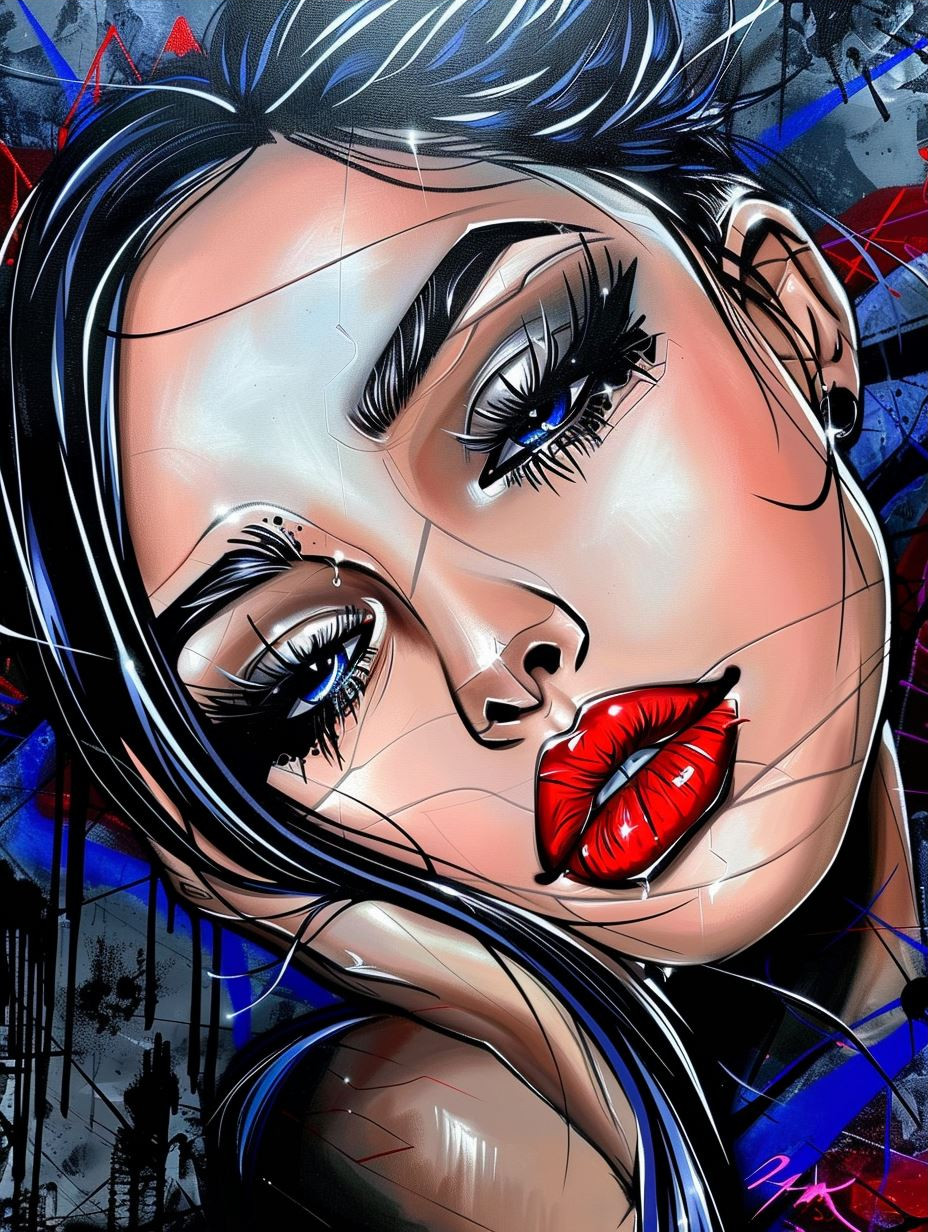 Neon Noir Cybernetic Gaze
