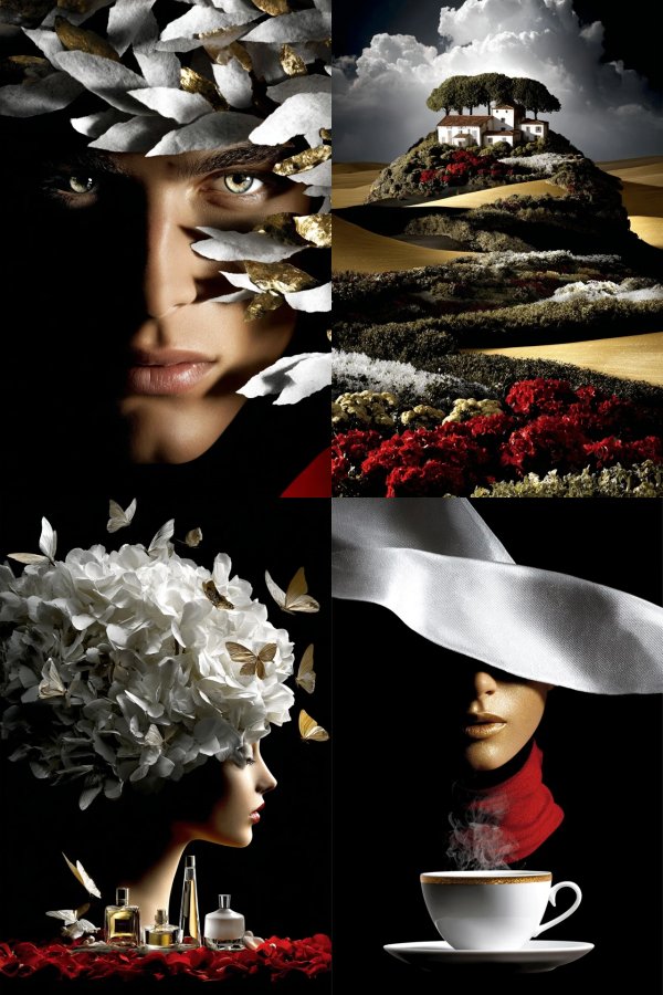 Gilded Petal Veil