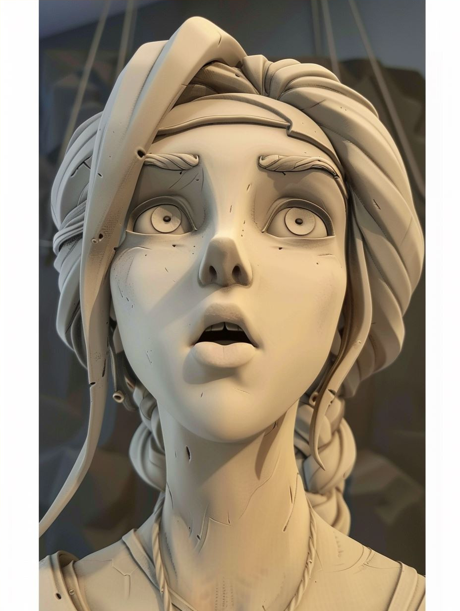 Monochrome Cinematic Portrait Study - Image 4