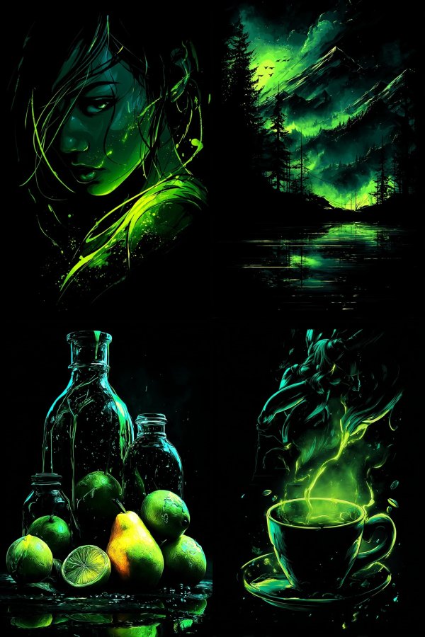 Emerald Shadow Gaze