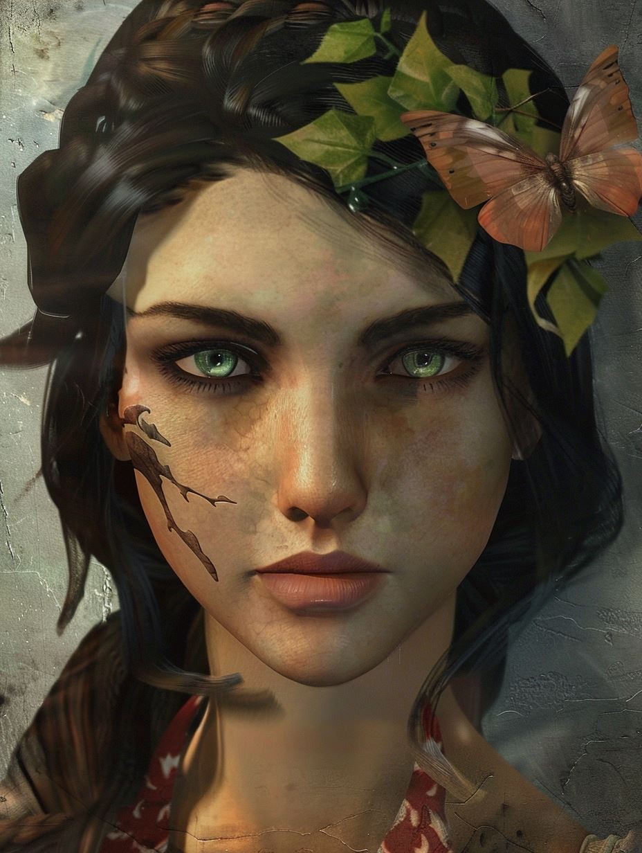 Mystic Gaze Portrait