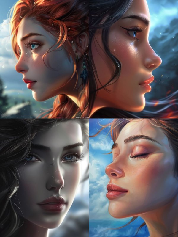 Crimson Dream Portrait