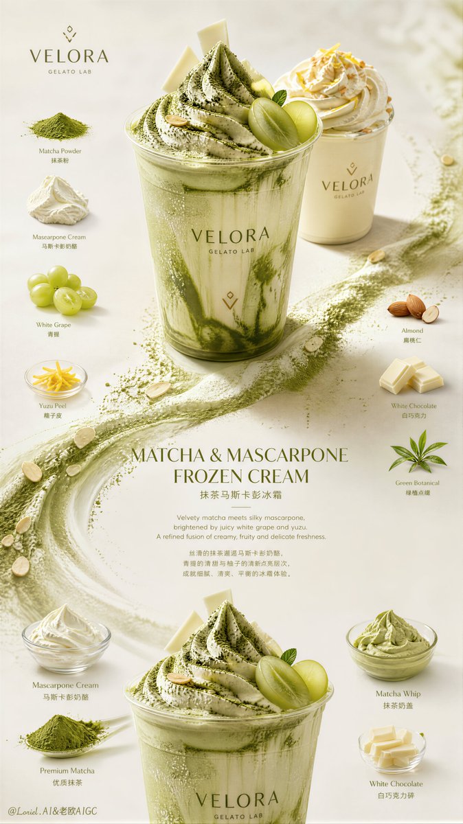Create an ultra-premium ice cream brand e-commerce detail... - alternate