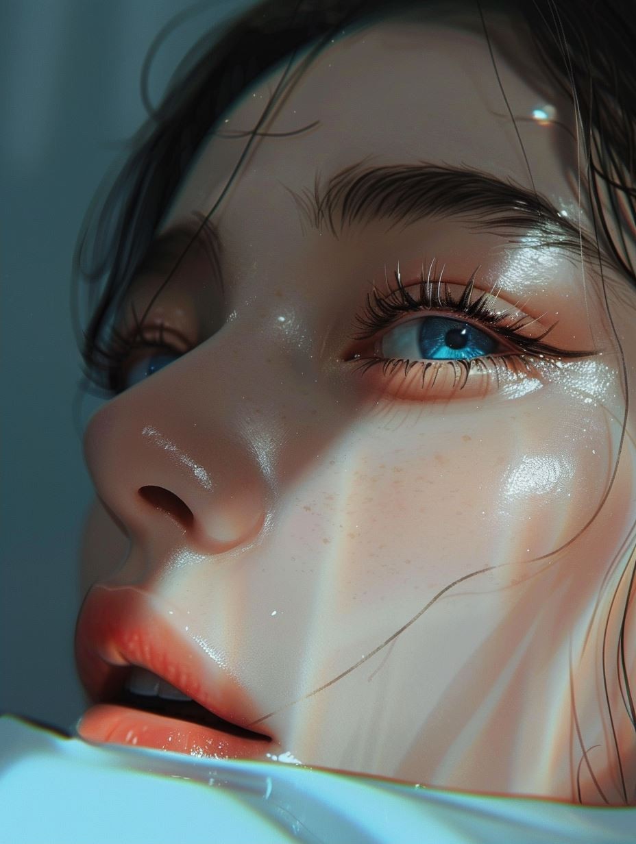 Dewy Azure Gaze - Image 2