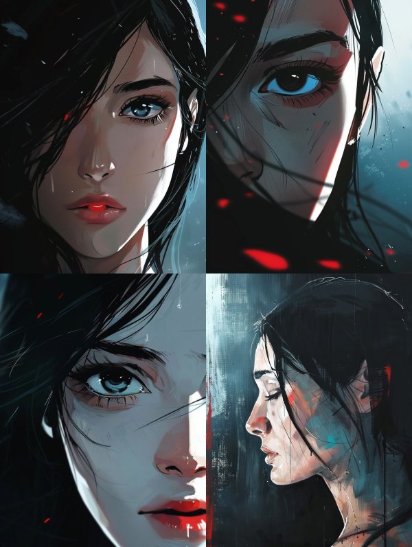 Melancholy Gaze in Digital Shadow
