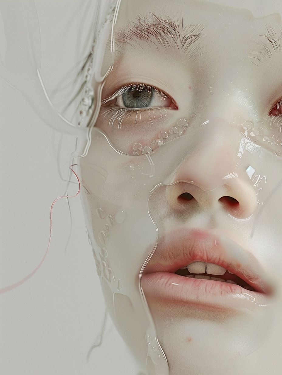 Ethereal Glass Skin Veil