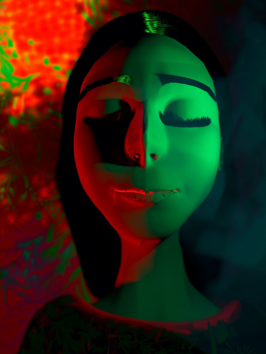 Neon Dreams of Digital Silence