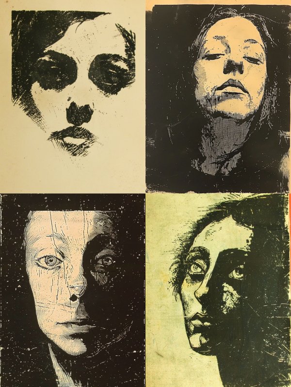 Ink Shadow Portrait