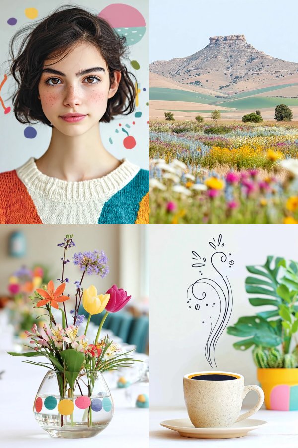 Playful Pastel Portrait