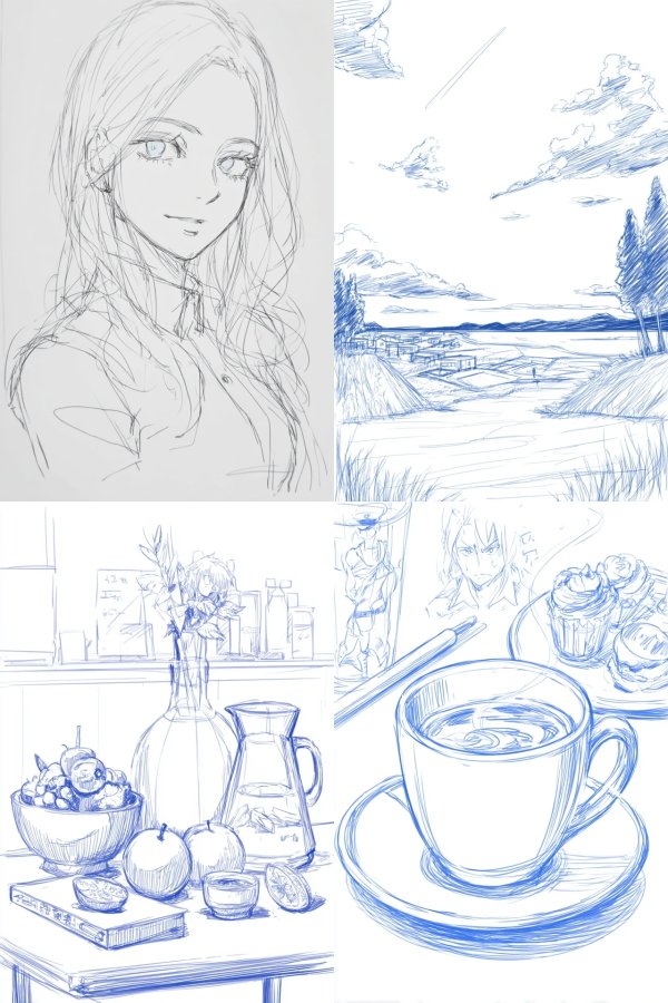 Ethereal Pencil Muse