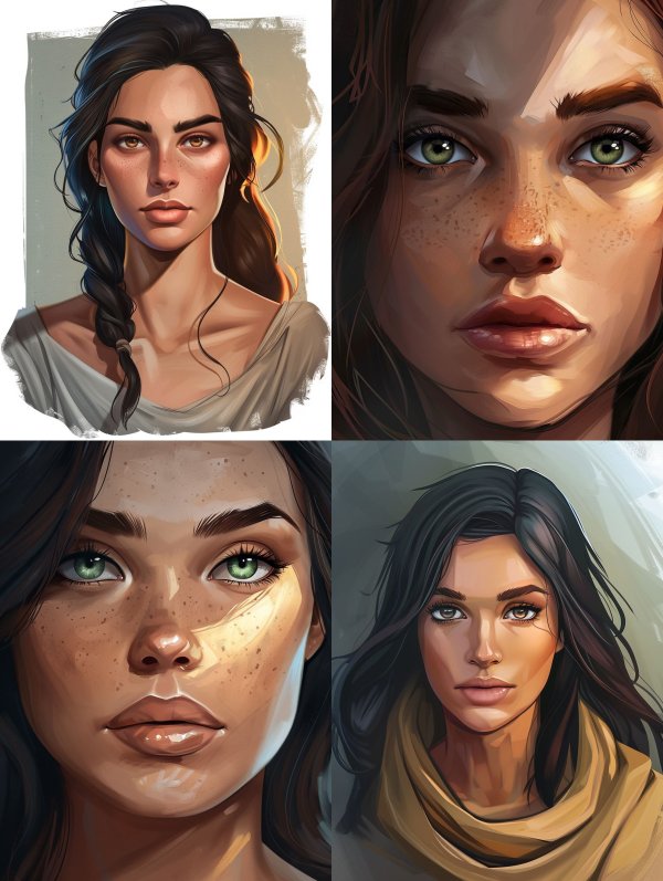 Ethereal Portrait of Sunlit Grace