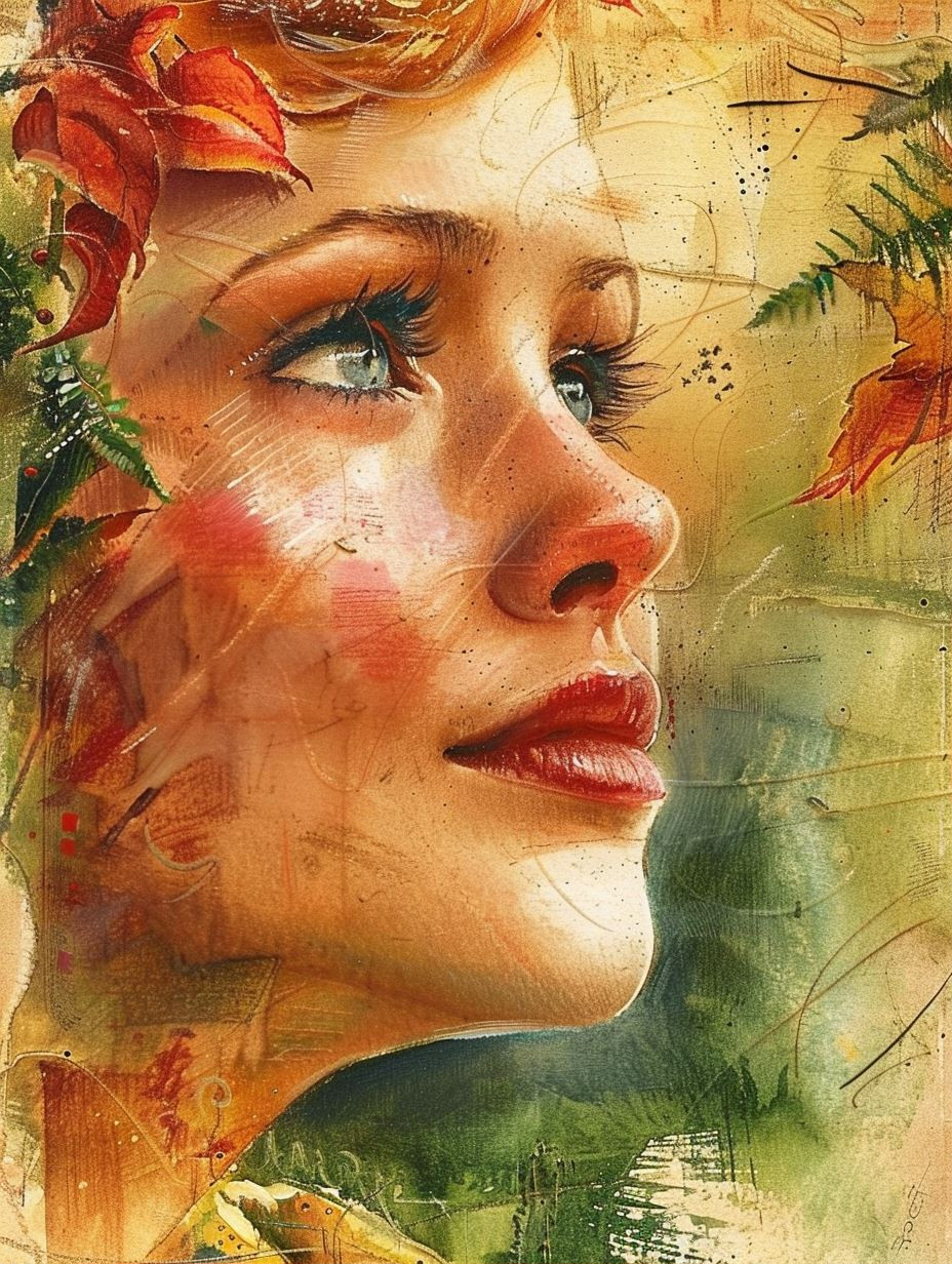 Autumnal Dream Ethereal Portrait