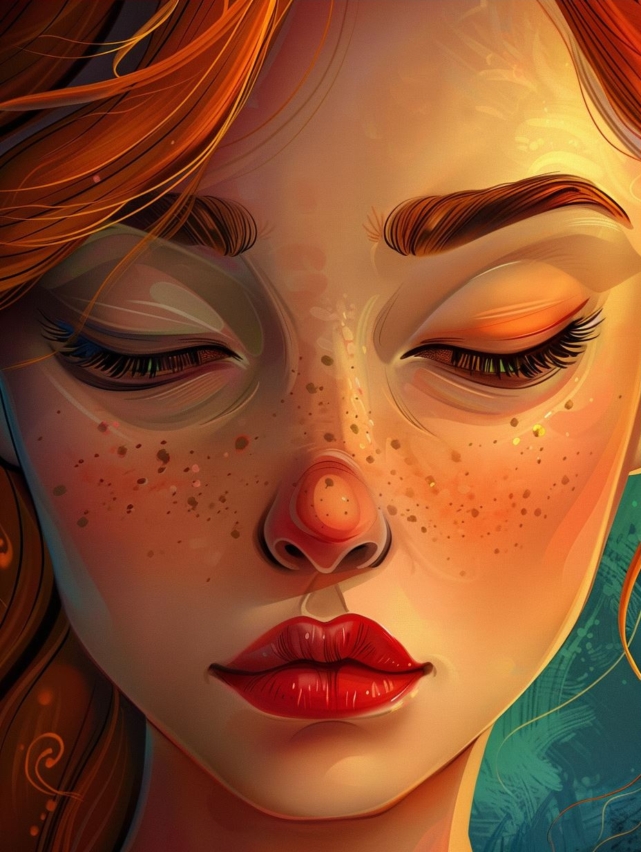 Ethereal Gaze of Autumnal Dreams