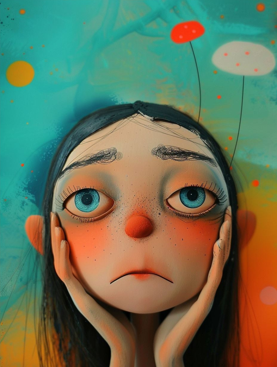 Ethereal Gaze of Surreal Innocence