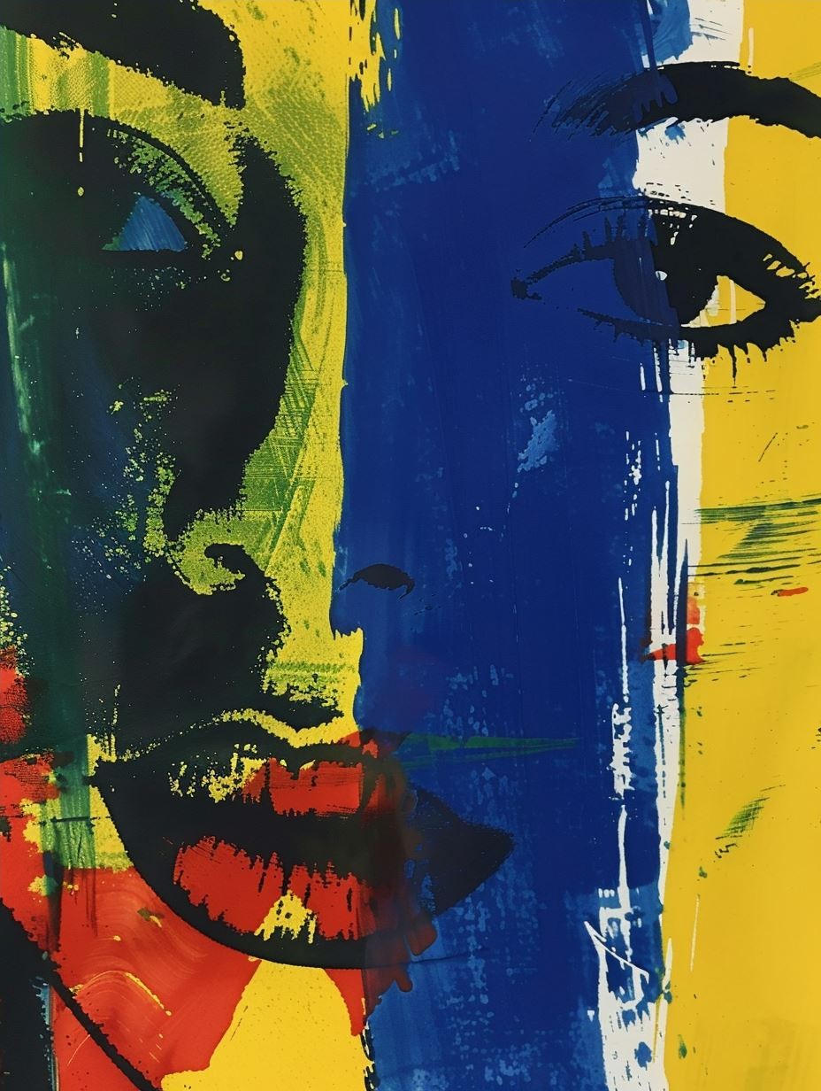 Chromatic Fragment Portrait