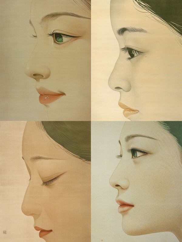 Ethereal Silk Portrait