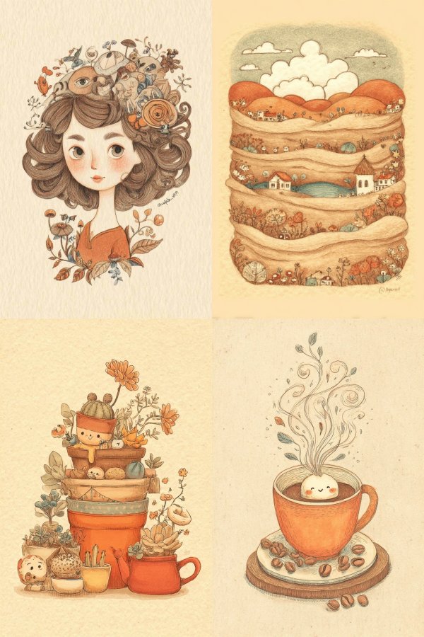 Whimsical Dreamscape Portrait