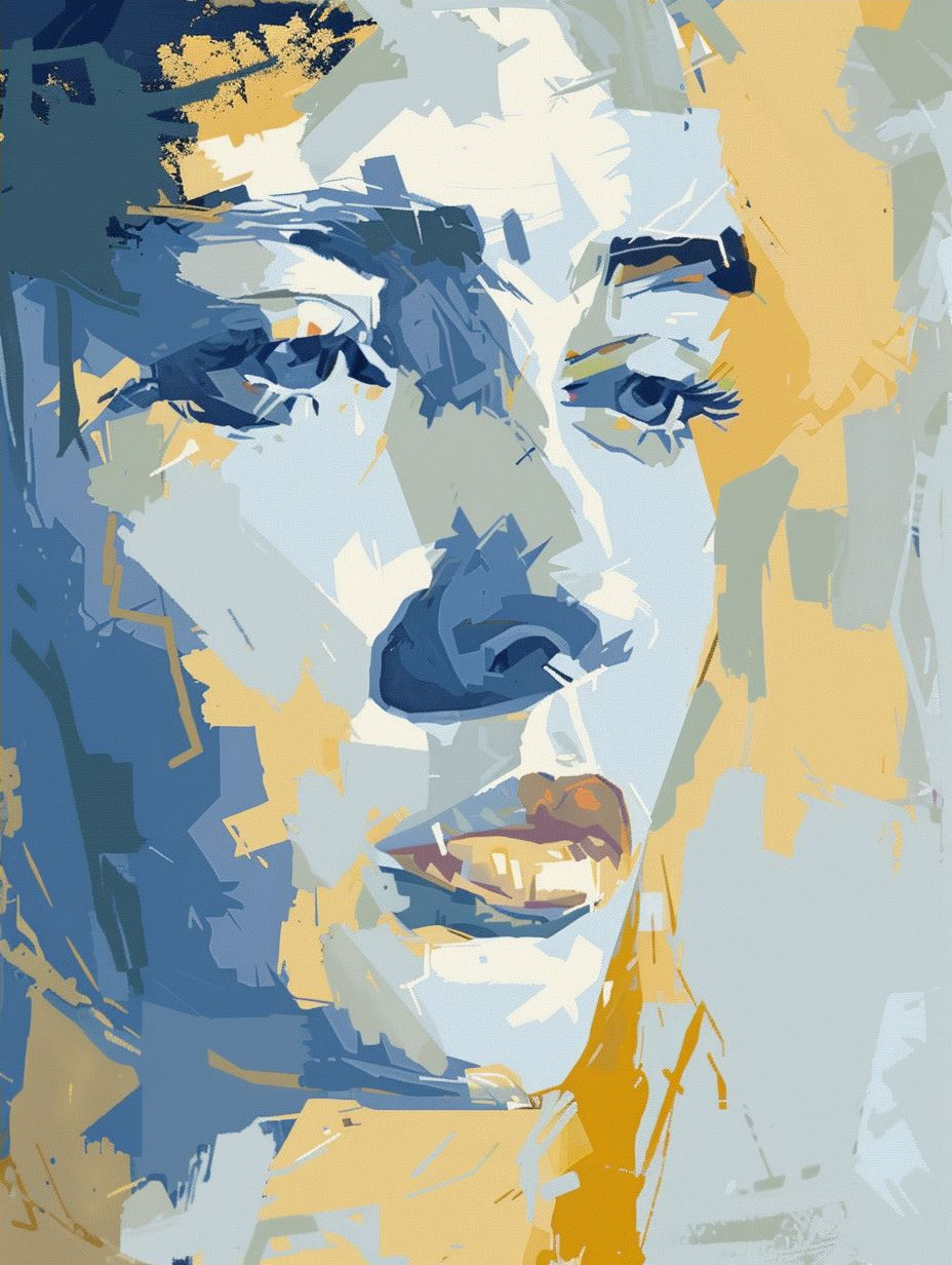 Abstract Palette Portrait
