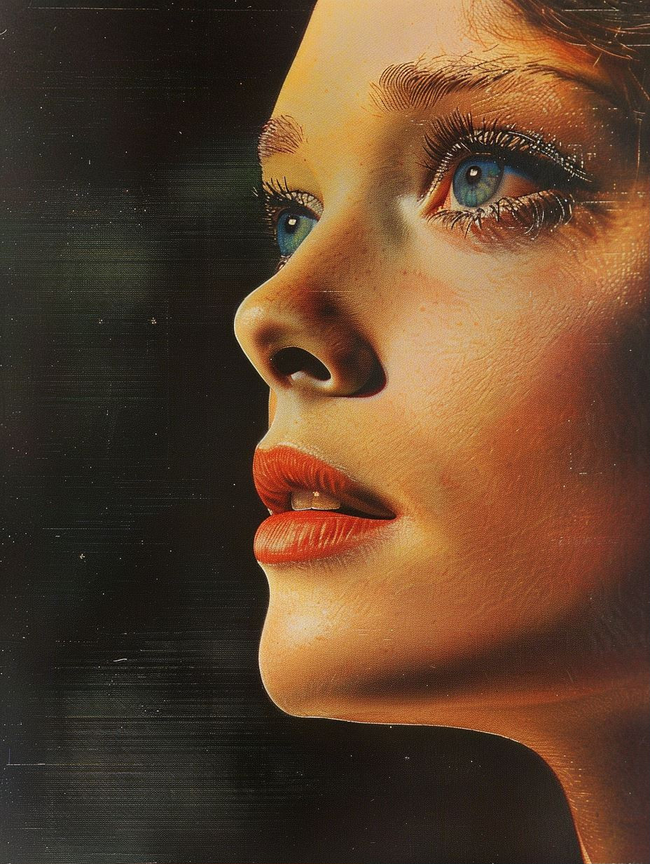 Ethereal Gaze in Golden Light