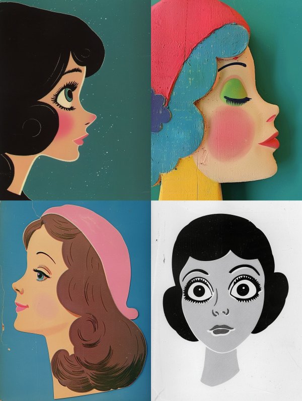 Vintage Mid-Century Anime Aesthetic