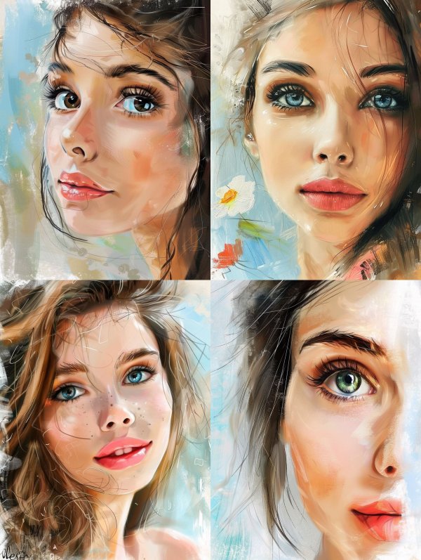 Ethereal Digital Sketch