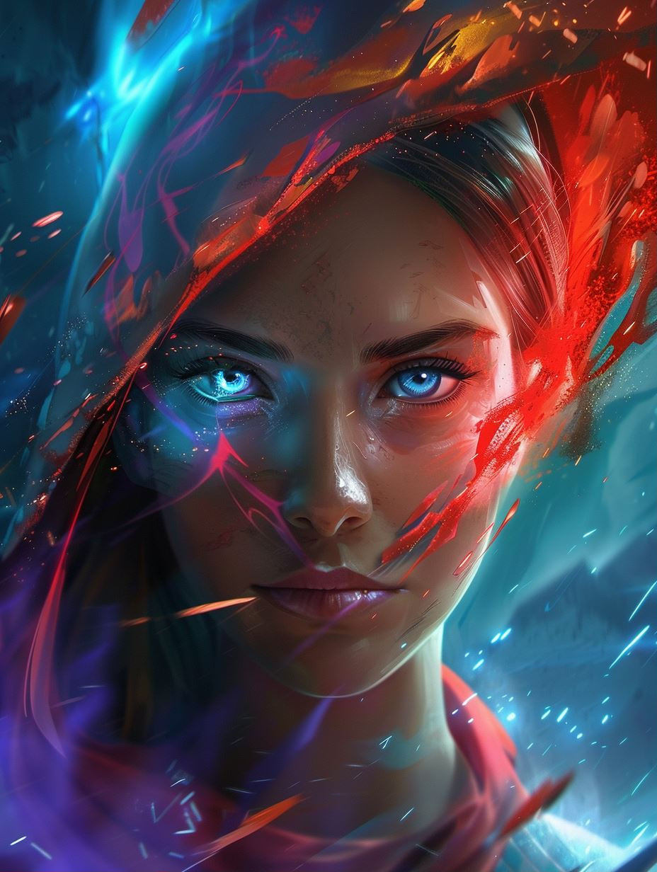 Celestial Prism Portrait of Light